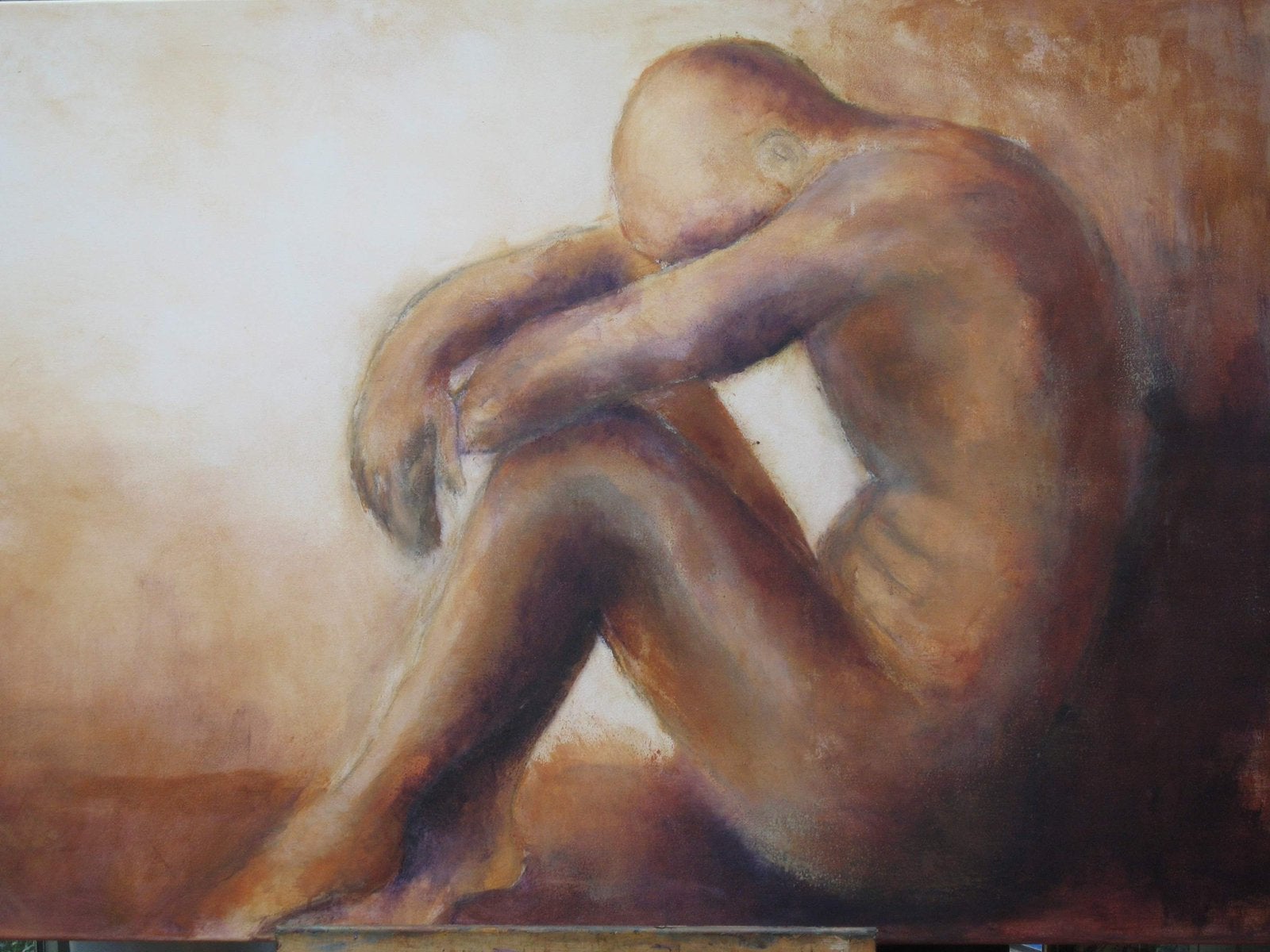 Schilderij acryl, Antiquités & Art, Art | Peinture | Classique, Peint à la main, Portrait ou Personnes, Peinture acrylique, Enlèvement