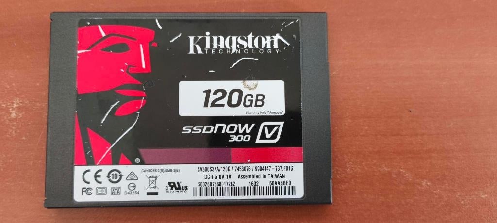 SSD 120 GB, Computers en Software, Ophalen, Intern, Gebruikt, Kingston