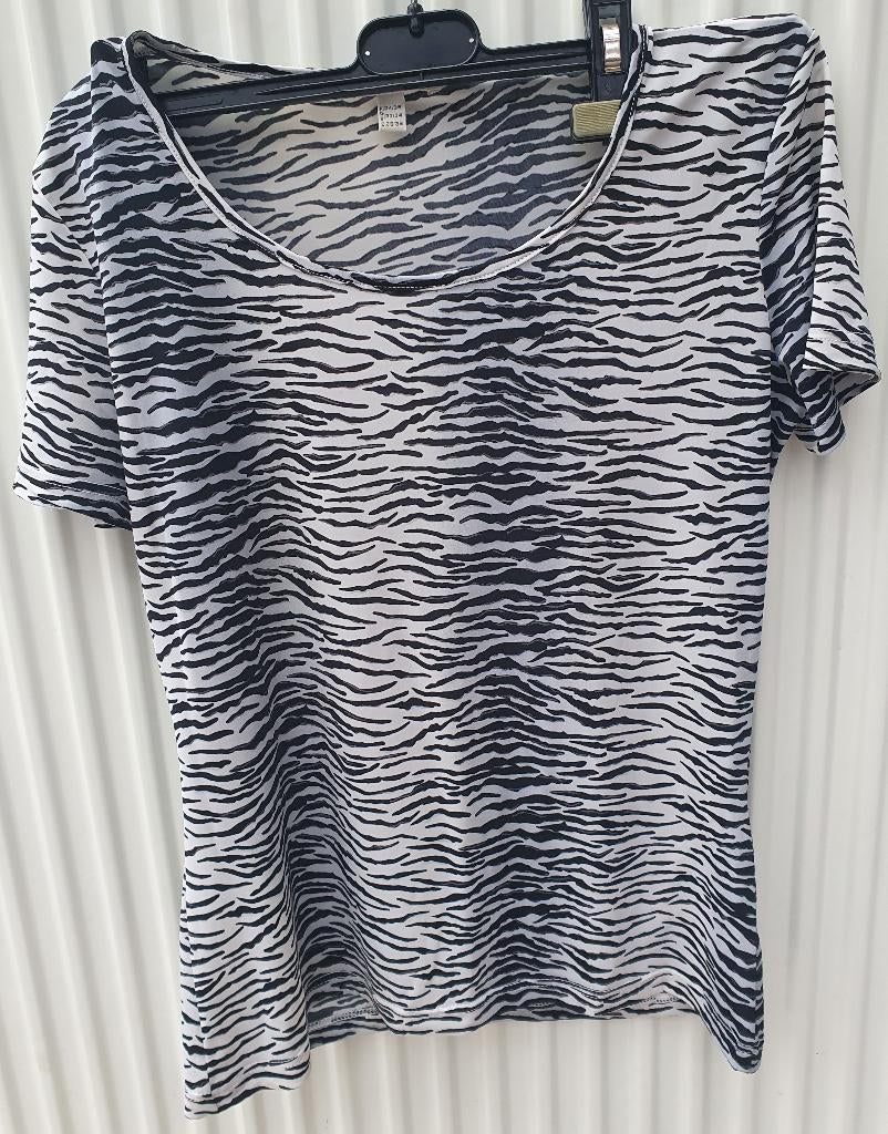 Blouse van un deux trois maat XS/S, Kleding | Dames, Ophalen of Verzenden, Korte mouw, Un deux trois, Maat 34 (XS) of kleiner