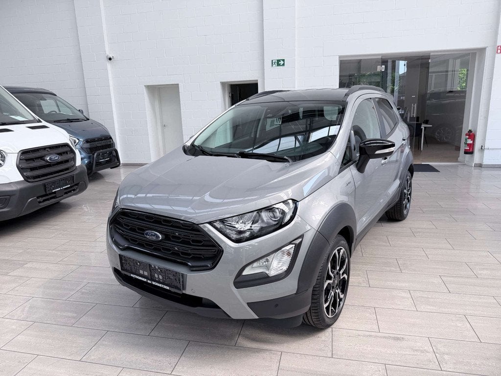 Ford EcoSport Active 1.0 benzine manueel, Autos, Ford, Cuir, Argent ou Gris, Achat, 998 cm³