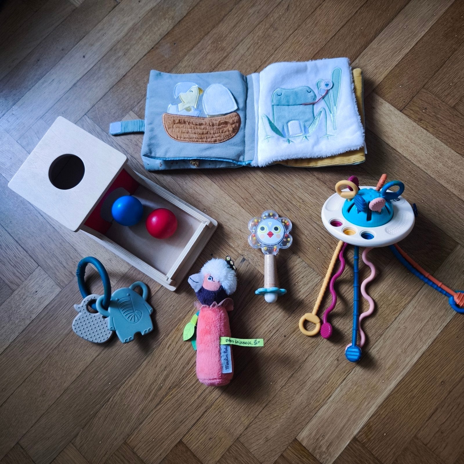 Lot de jouets pour bébé (0–12 mois) – Excellent état, Enfants & Bébés, Enlèvement, Comme neuf, Autres types, À roulettes