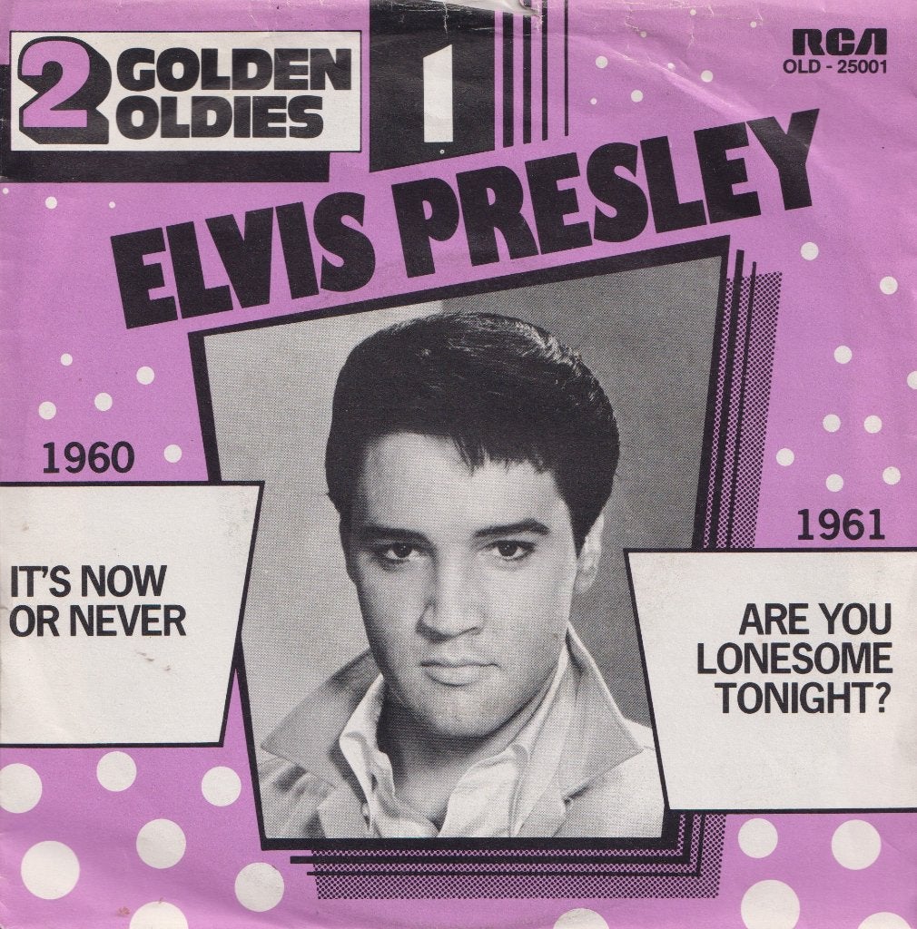 Elvis Presley – It’s now or never / Are you lonesome tonight, Gebruikt, 7 inch, Single, Ophalen of Verzenden
