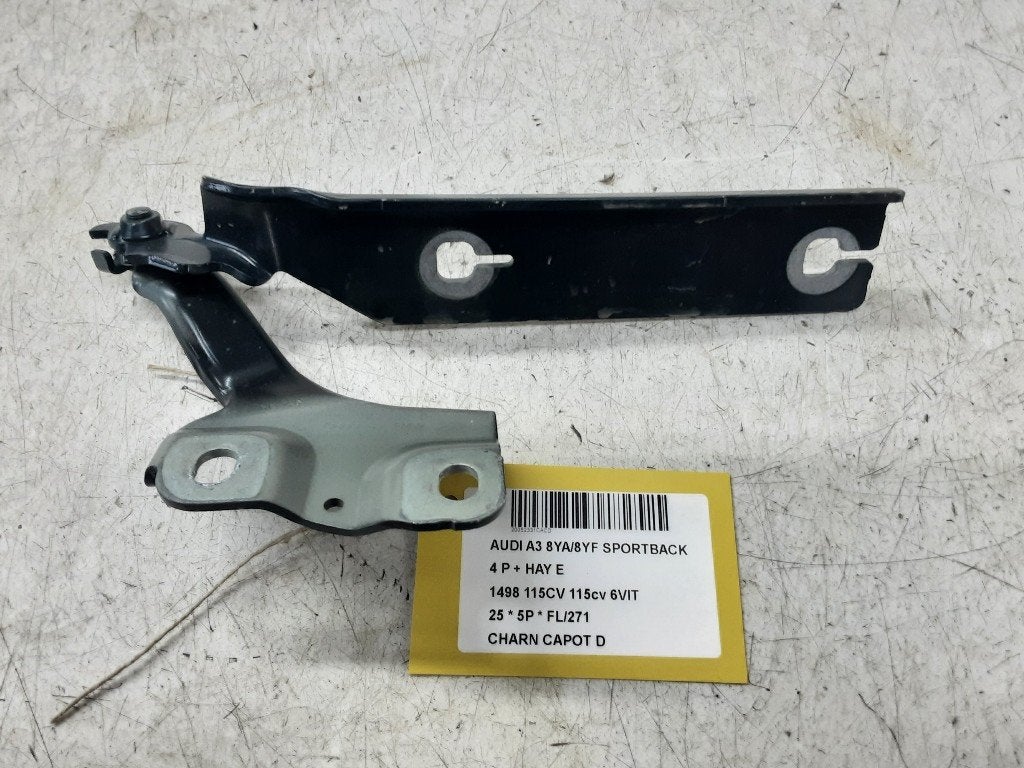 CHARNIERE DE CAPOT DROIT A3 Sportback (8YA) (8Y0823302B), Auto-Union-Straße  1,
85057  Ingolstadt, DE, Info@audi.de, Audi, Utilisé
