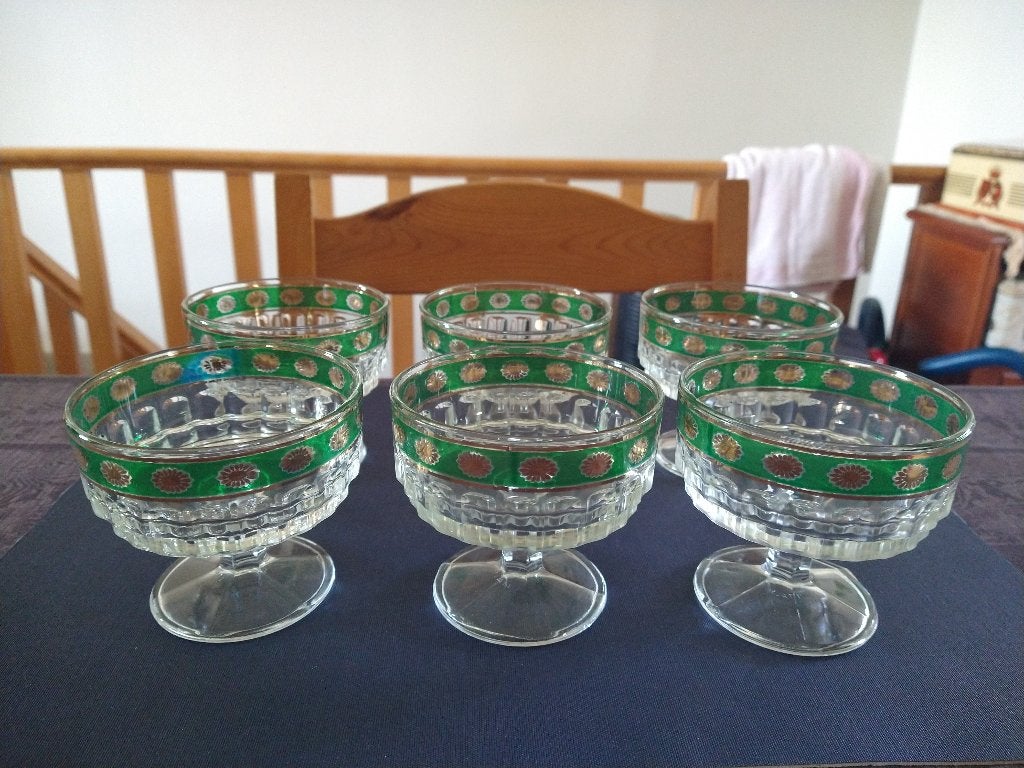 Vintage Italiaans dessertschaaltjes, Antiek en Kunst, Ophalen