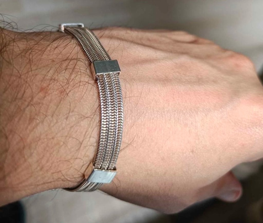 À vendre rapidement :Bracelet en argent, Enlèvement, Comme neuf, Argent, Argent