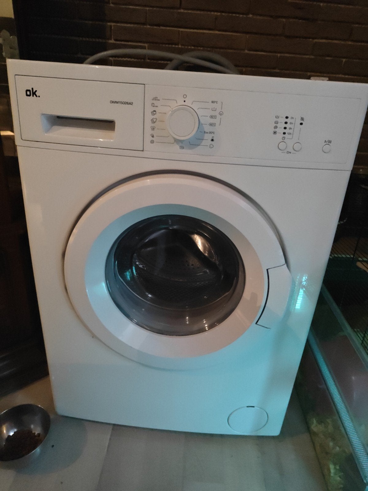 wasmachine, Ophalen, Zo goed als nieuw, 90 tot 95 cm, 1200 tot 1600 toeren
