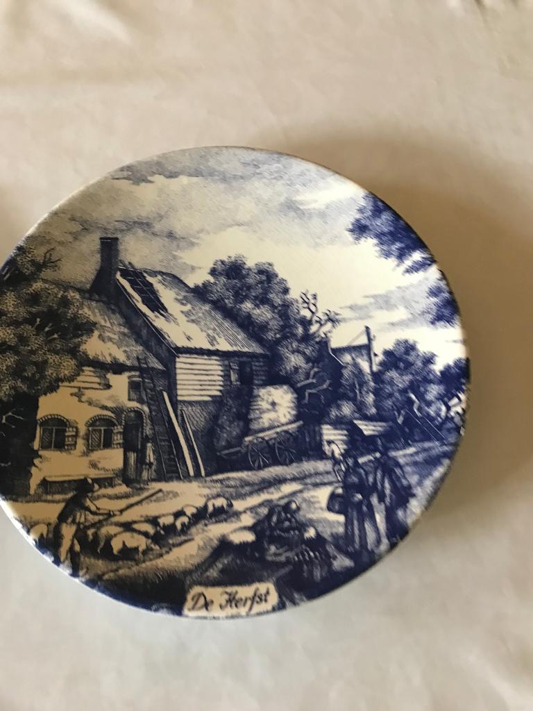 borden delfts bauw, Antiek en Kunst, Ophalen