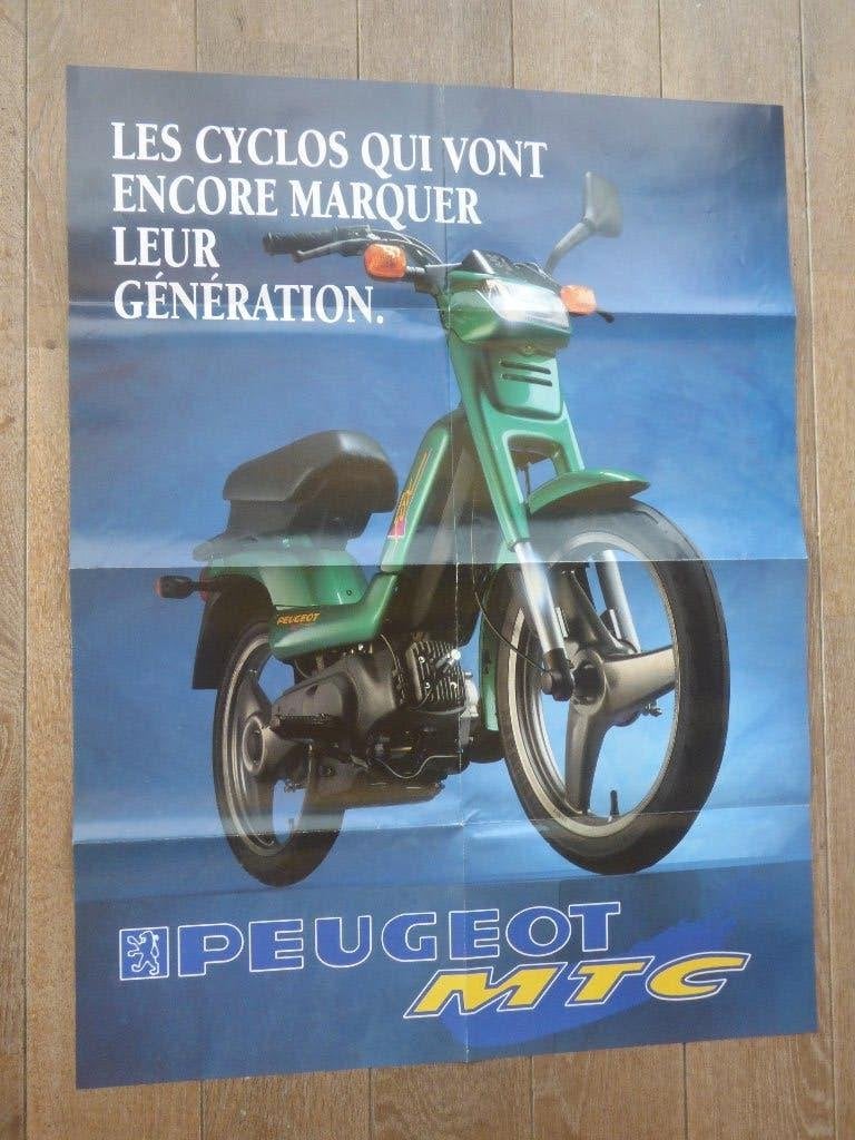 PEUGEOT FOX POSTER, Fietsen en Brommers, Handleidingen en Instructieboekjes, Ophalen of Verzenden, Zo goed als nieuw