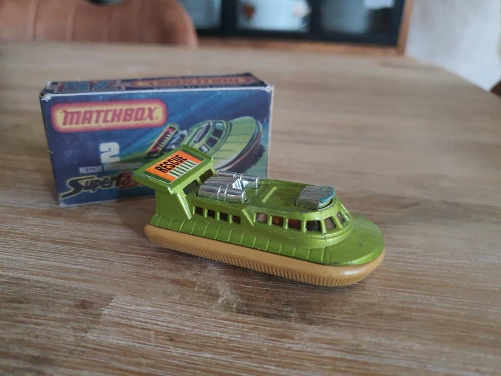 Matchbox hoofercraft no2, Ophalen