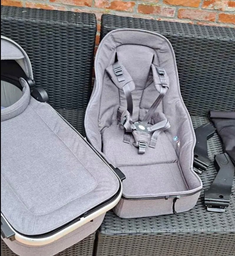 Uitbreidingsset Joolz geo grijs, Kinderen en Baby's, Kinderwagens en Combinaties, Duowagen, Zo goed als nieuw, Ophalen, Kinderwagen