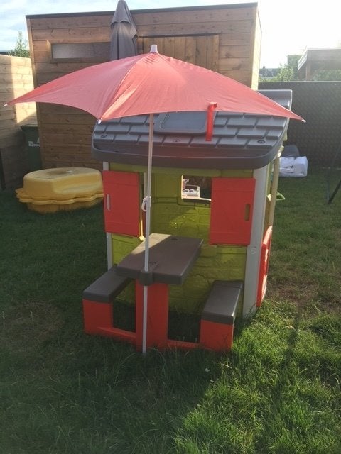 Smoby Neo Jura Lodge huisje, Enfants & Bébés, Jouets | Extérieur | Cabanes d'enfant, Comme neuf, Plastique, Enlèvement
