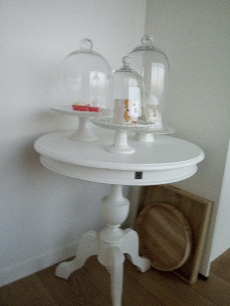bijzettafel Riviera Maison wit 70cm, Huis en Inrichting, Ophalen, Gebruikt