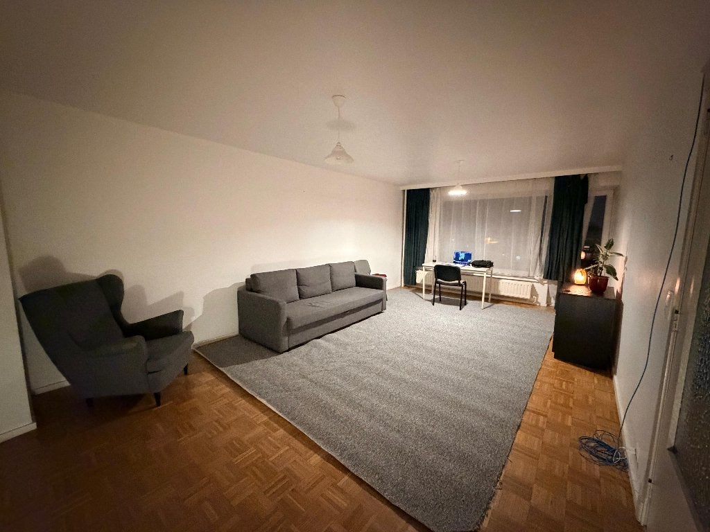 Tapis fin gris, Maison & Meubles, Enlèvement, Utilisé, Gris