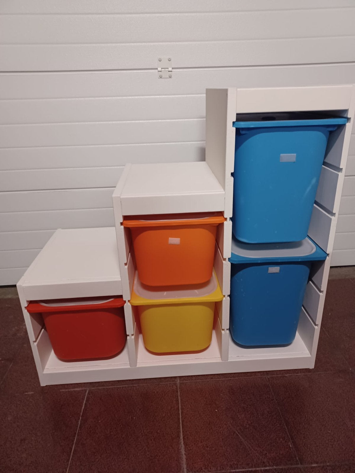 TROFAST Opbergcombinatie met bakken, Kinderen en Baby's, Kinderkamer | Inrichting en Decoratie, Ophalen, Gebruikt, Wit, Opbergmeubel