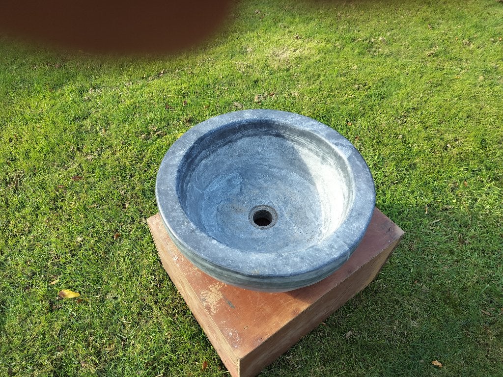 Wasbak uit blauwe steen, Antiek en Kunst, Ophalen