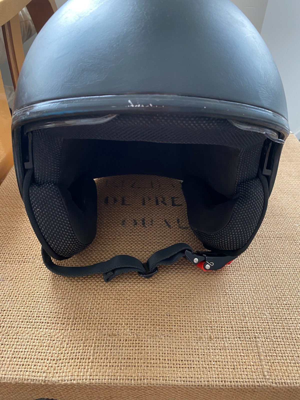 Helm, Fietsen en Brommers, Brommerhelmen, Ophalen, Gebruikt