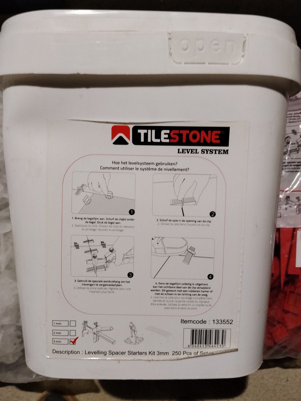 Tilestone Level System ±200m², Doe-het-zelf en Bouw, Ophalen, Nieuw