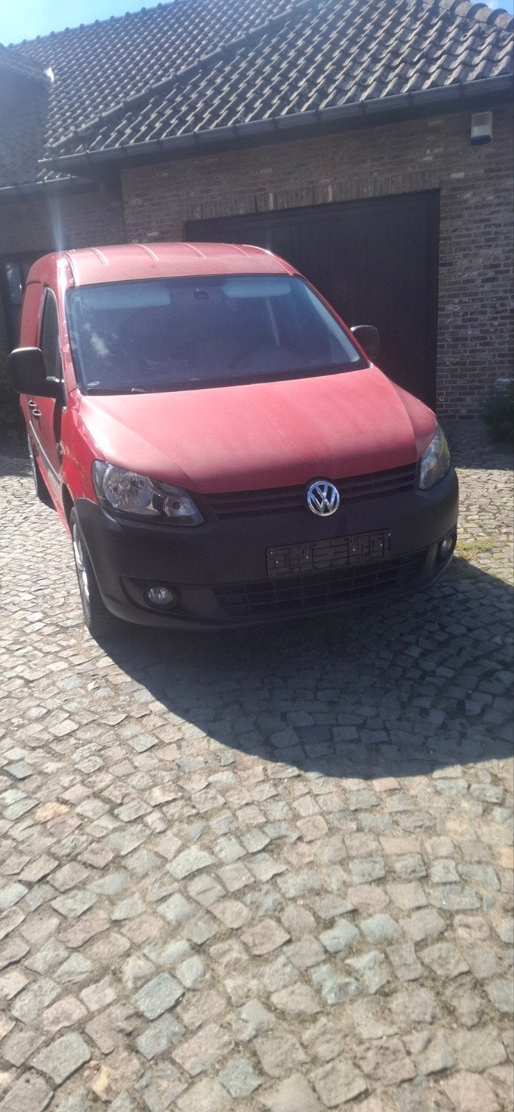 ️ VOLKSWAGEN CADDY 100 CV MAXI-XL ️, Autos, Rouge, Euro 5, 5 portes, Diesel