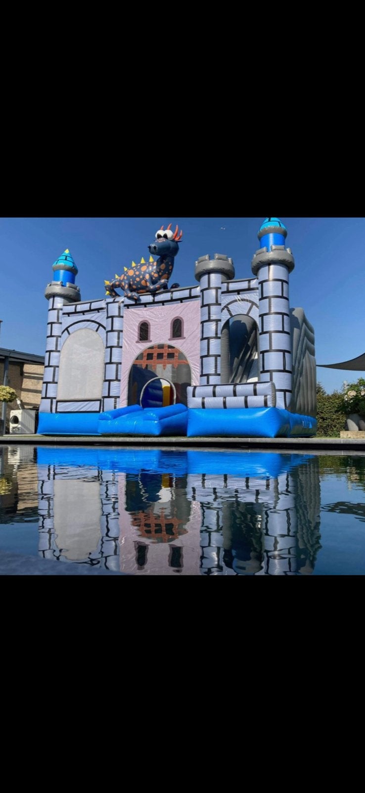 Springkasteel draakje enkele reparaties nodig, Hobby & Loisirs créatifs, Articles de fête | Location, Enlèvement
