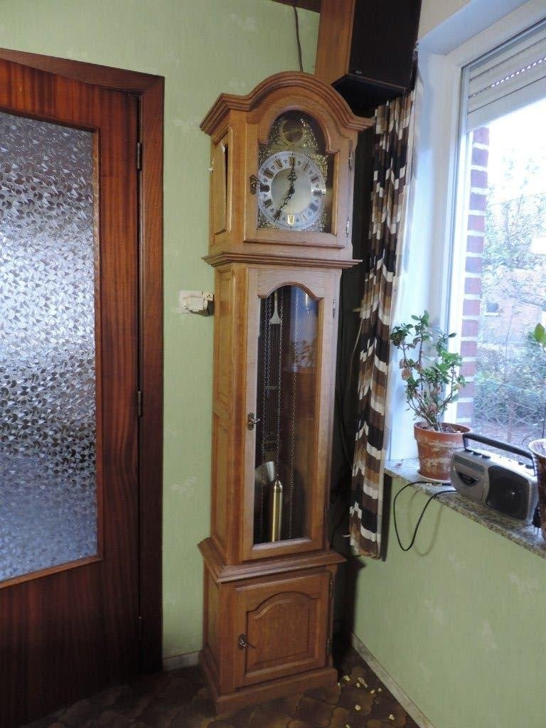 horloge sur pied faite main, Horloge sur pied, Avec poids, Vintage, Analogique