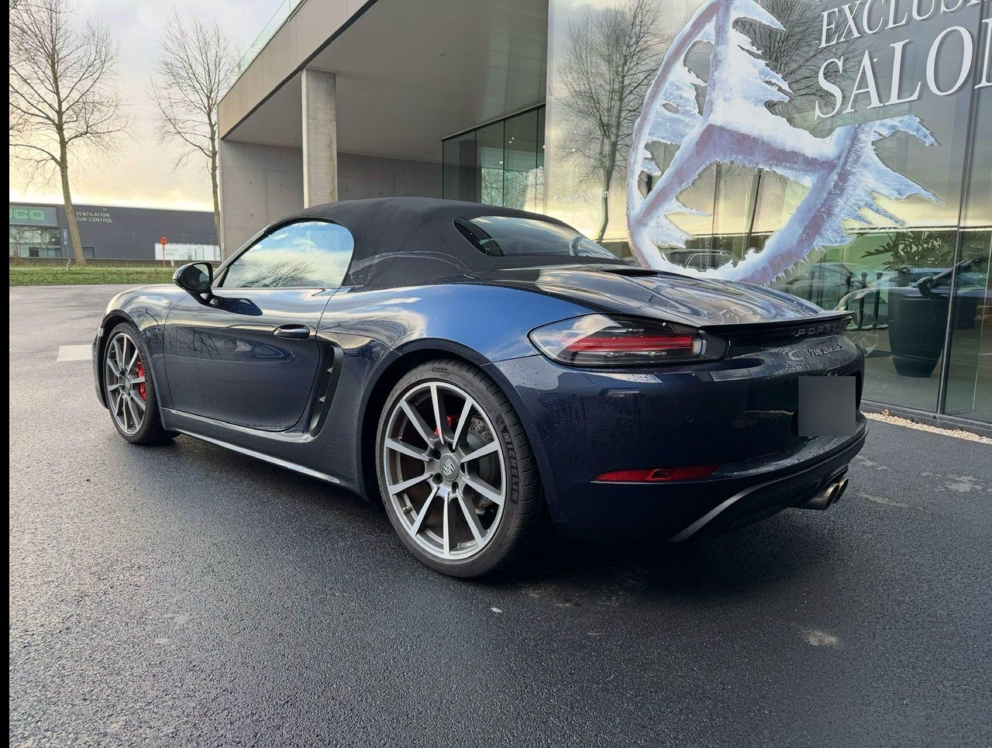 Porsche 718 2.5 Boxster S (automatique), Autos, Achat, Entreprise, 2 places, Noir