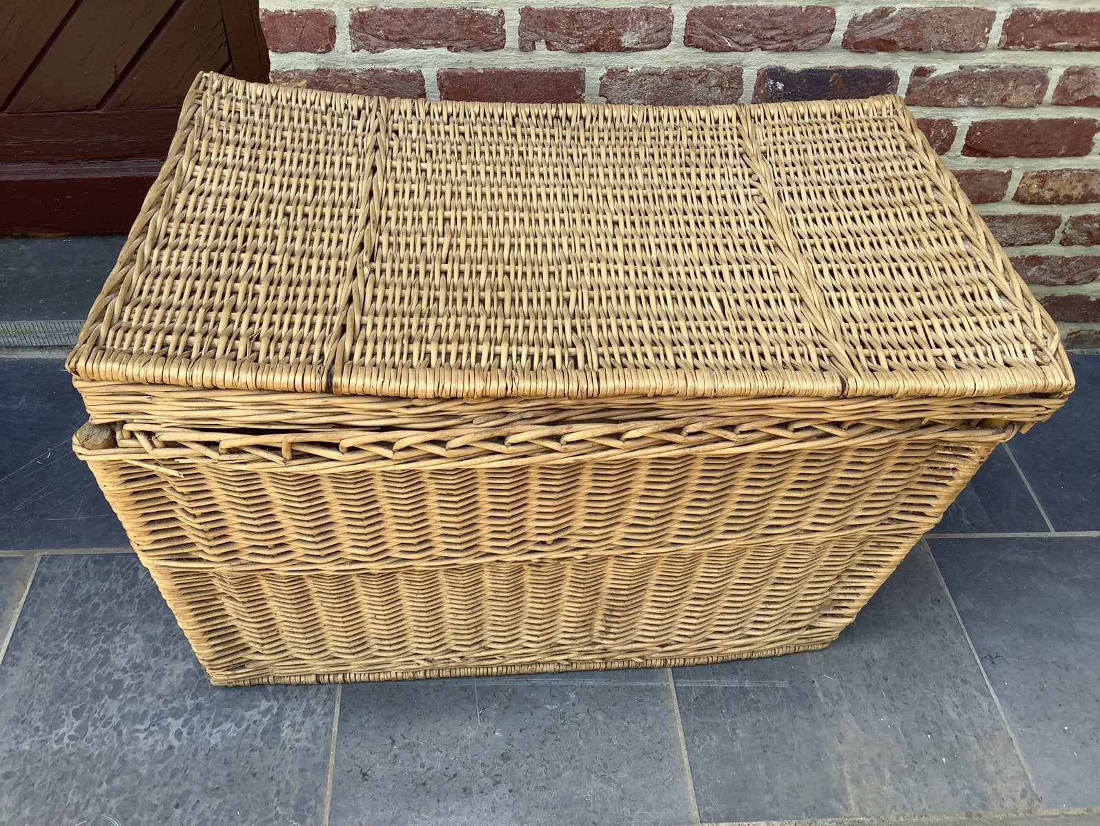 Rieten kist 89/55/53, Ophalen, Gebruikt, Riet, Rechthoekig