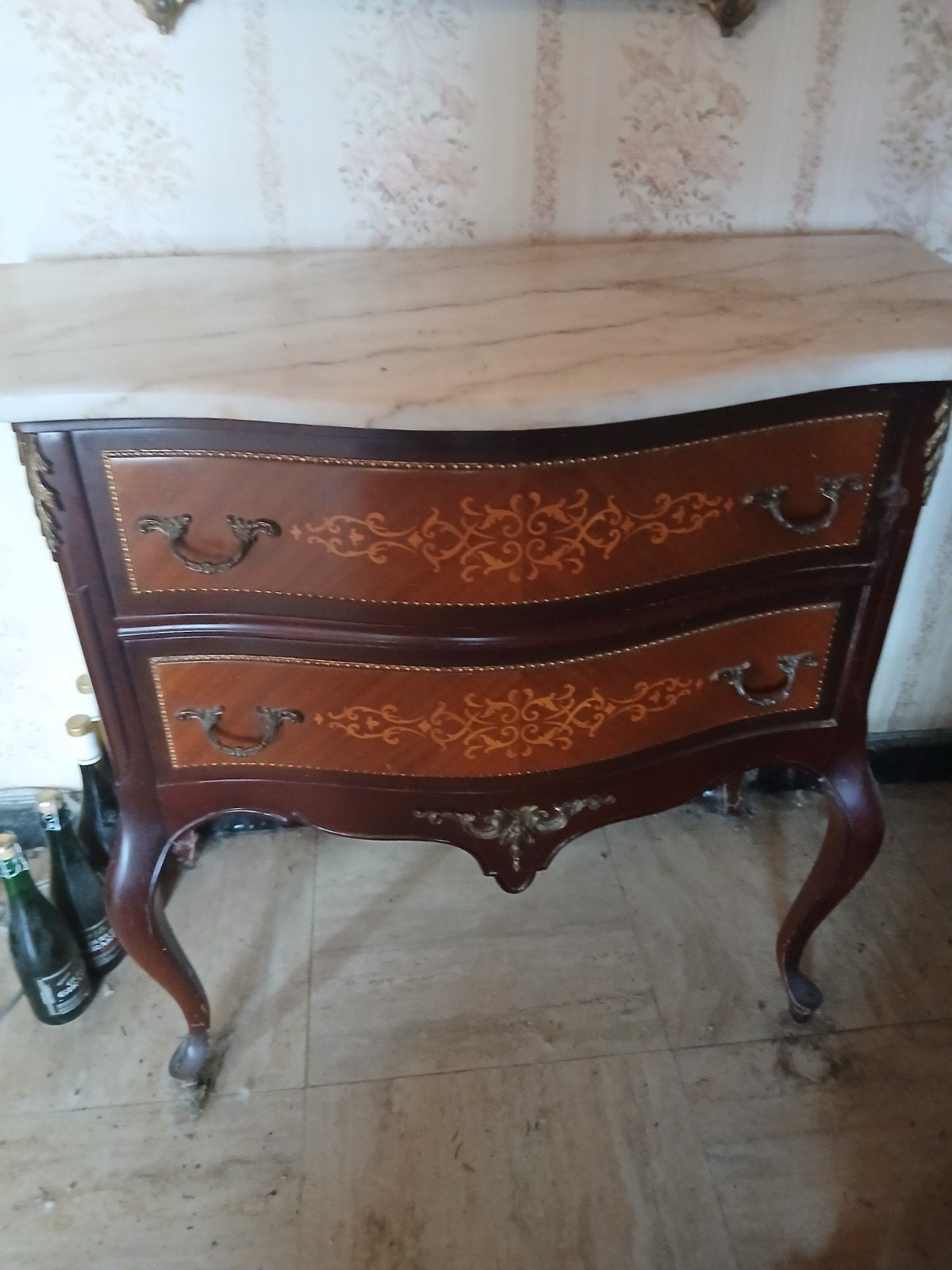 Prachtige antieke commode / buikkastje in Lodewijk XV-stijl, Antiquités & Art, Enlèvement