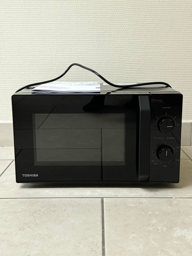 Microgolfoven -Toshiba MW2-MM20PF(BK) - Zwart, Comme neuf, Moins de 45 cm, Enlèvement, Micro-ondes