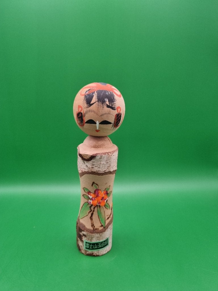 Fun Fujisan Go-gōme Kokeshi, 16 cm, Enlèvement ou Envoi, Japon, Bois