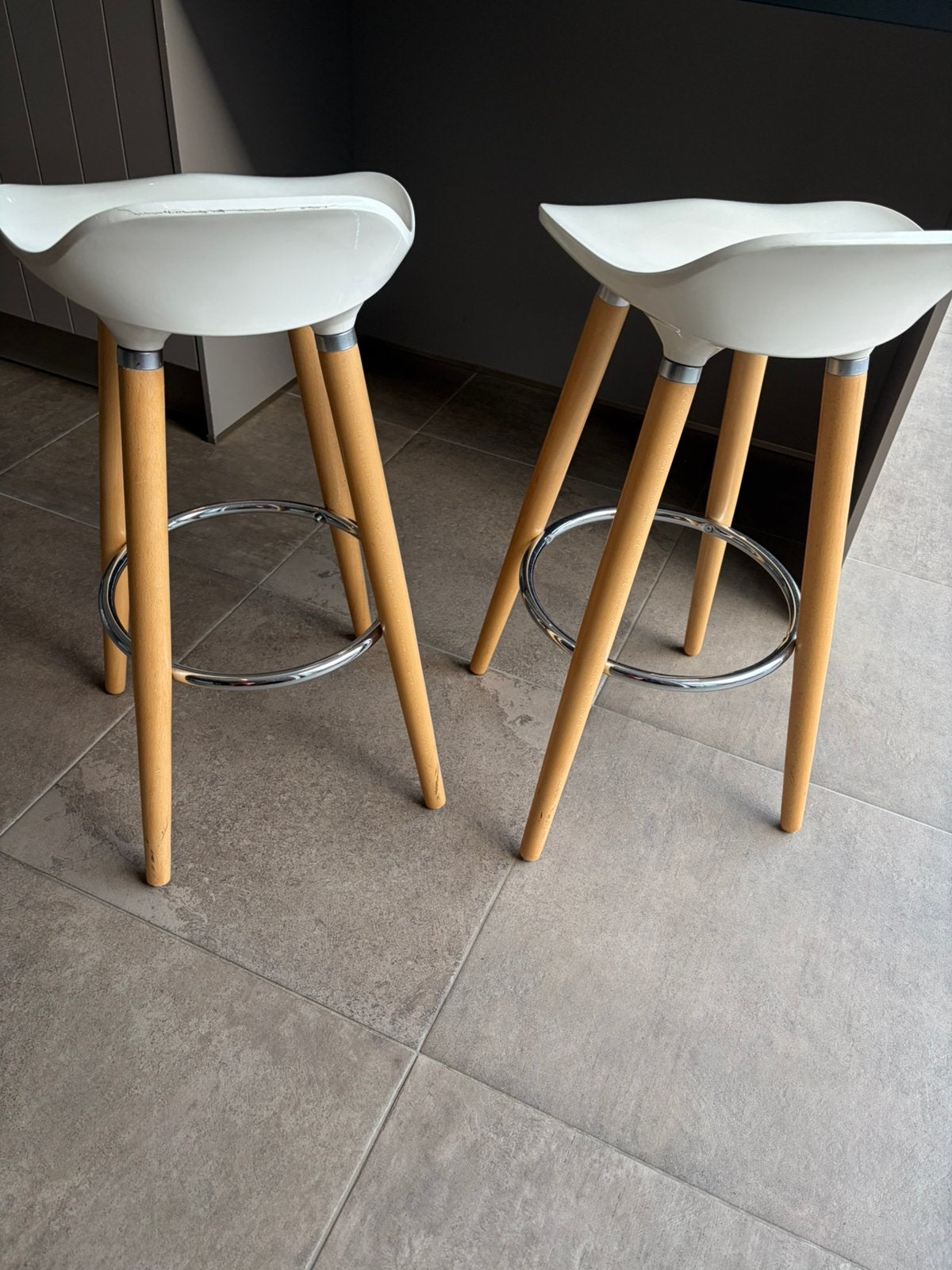 2 barstoelen, Ophalen of Verzenden, Zo goed als nieuw