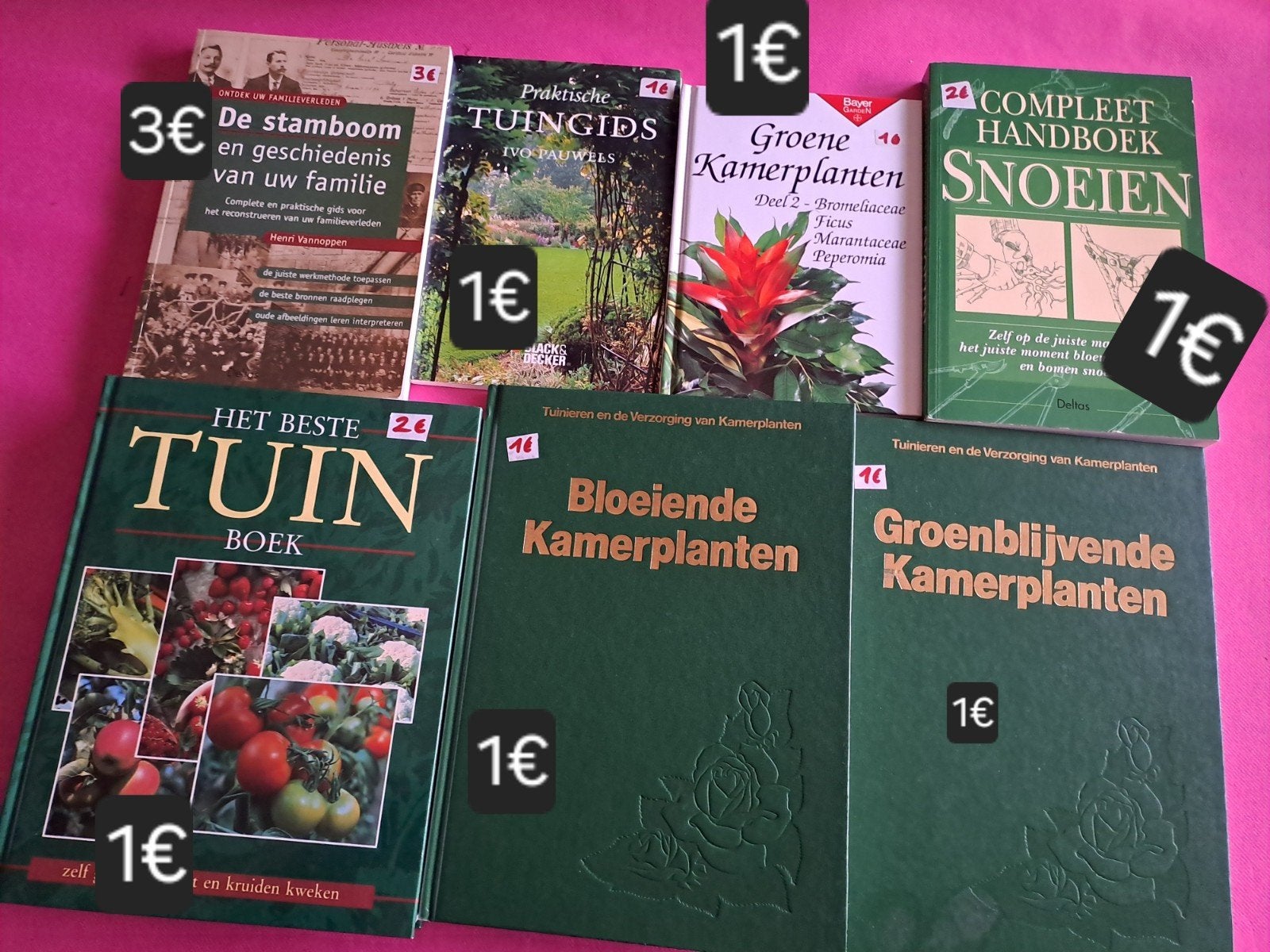 Tuinboeken, Enlèvement ou Envoi