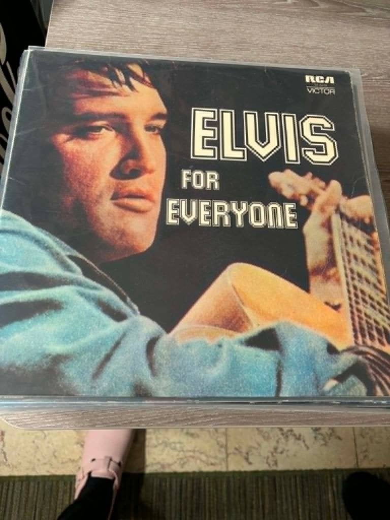 Elvis lp, Elvis for everyone, Engelse persing, voor 5 euro., LP, Gebruikt, Ophalen of Verzenden, Beschermende buitenhoes