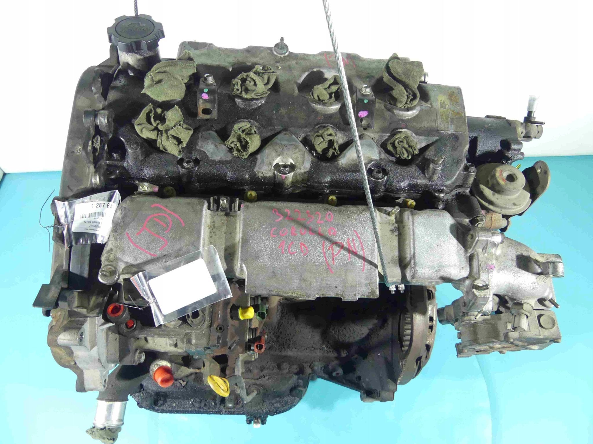 Moteur 1CDFTV Nu TOYOTA COROLLA, Autos : Pièces & Accessoires, Envoi, Utilisé, Skoda