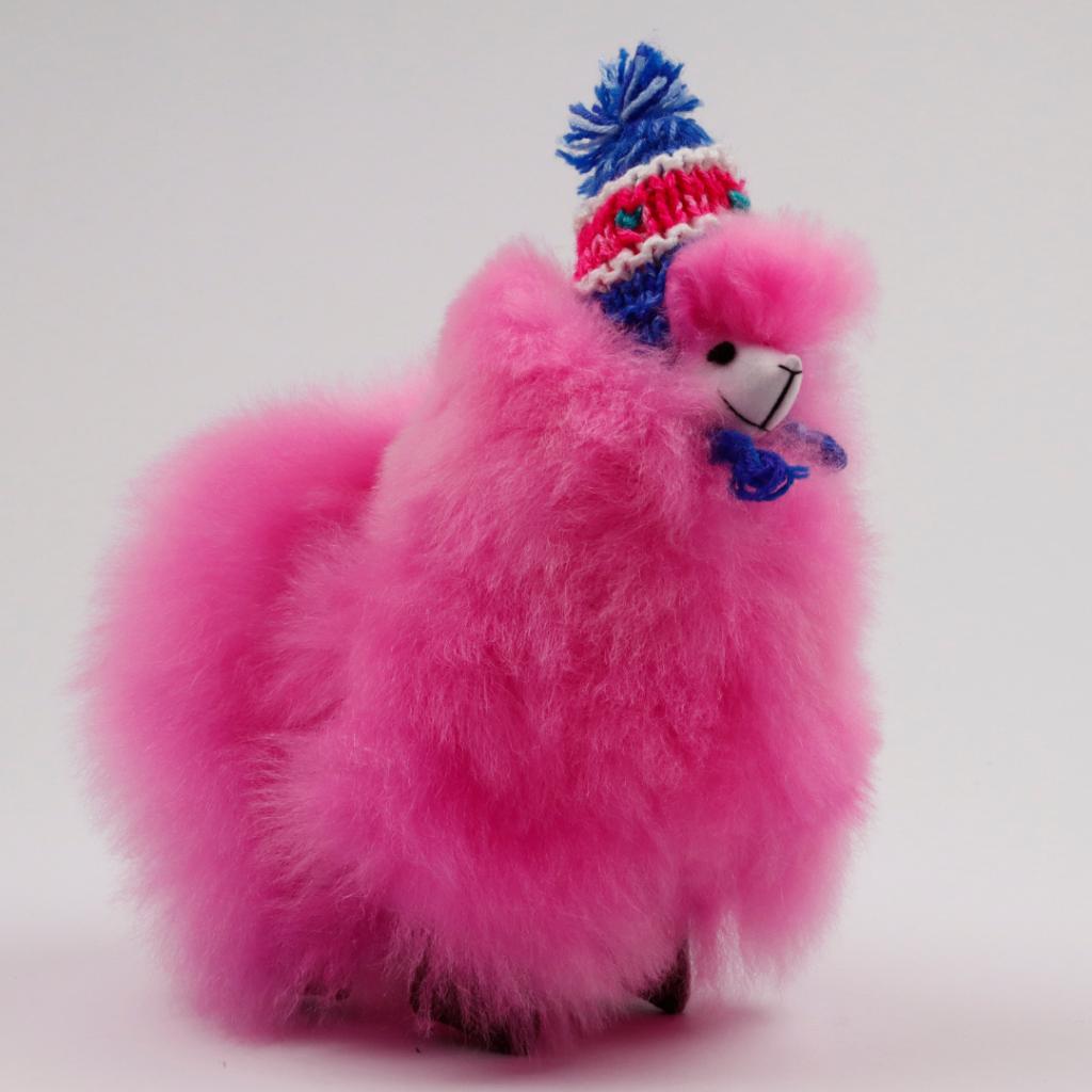 Baby Alpaca Knuffel XL Roze, Speelgoed Handgemaakt in Peru, Verzenden, Nieuw, Overige typen