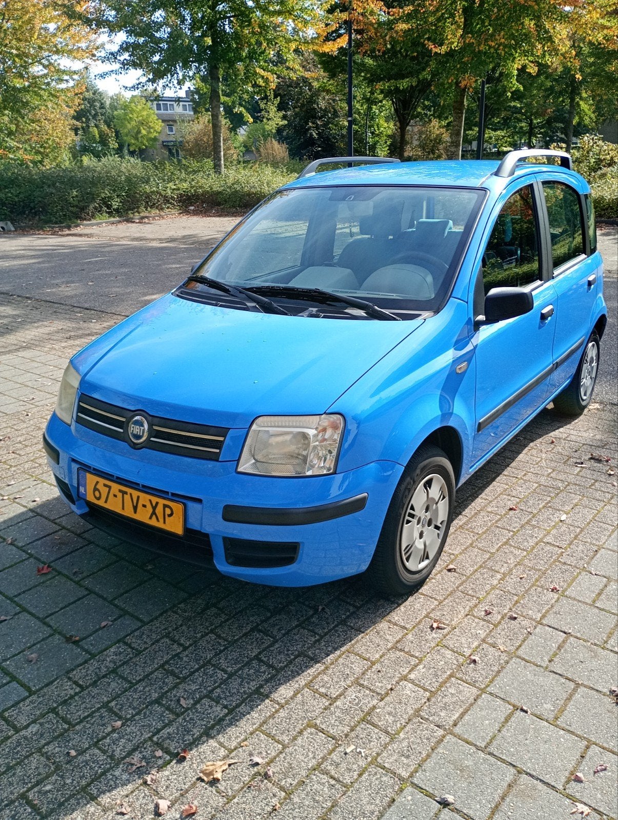 fiat panda, 2007 NL kenteken, 4 zetels, Blauw, Overige kleuren, 5 deurs