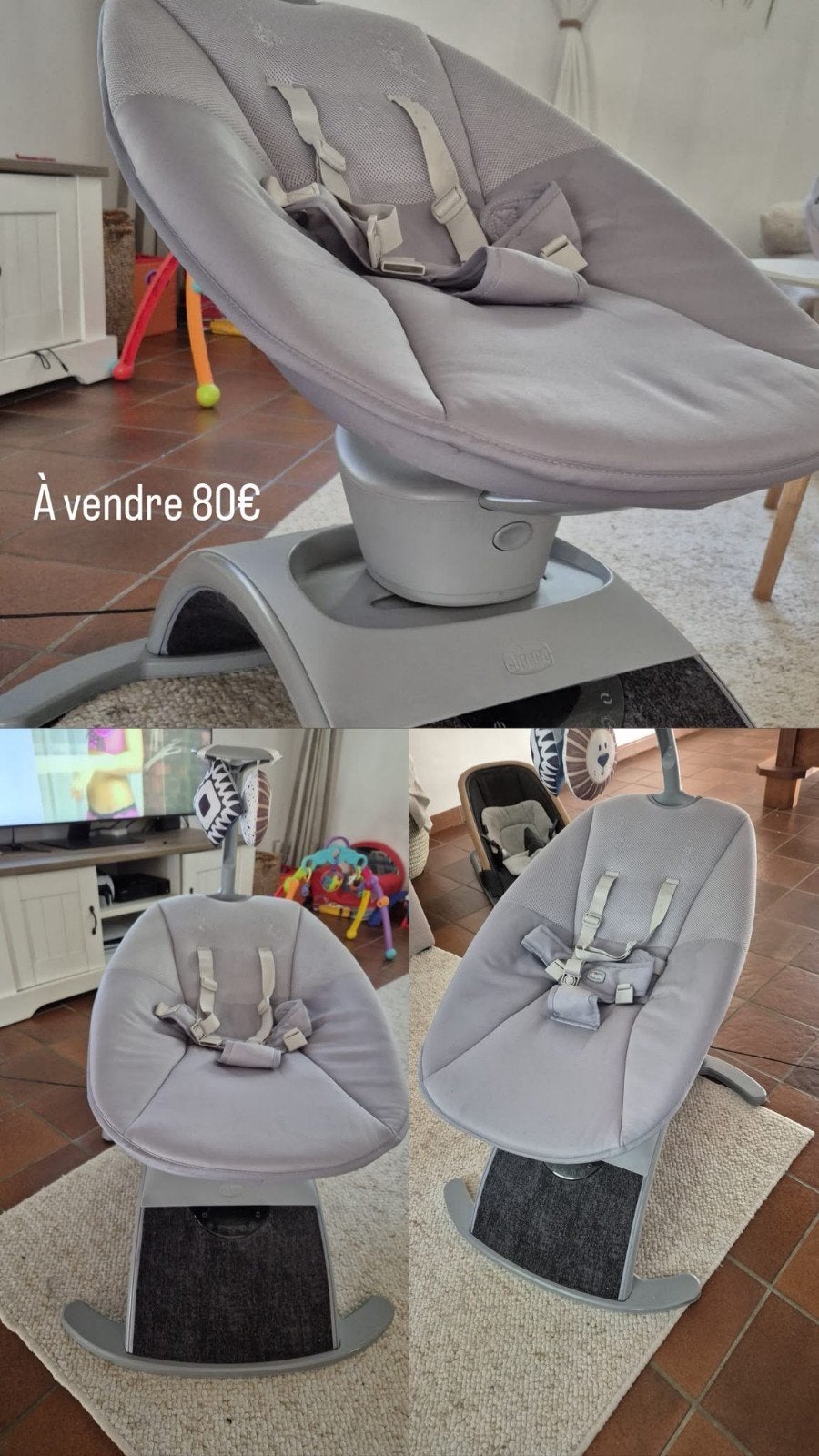 Chicco Comfy rocker, Kinderen en Baby's, Wipstoeltjes, Ophalen, Chicco