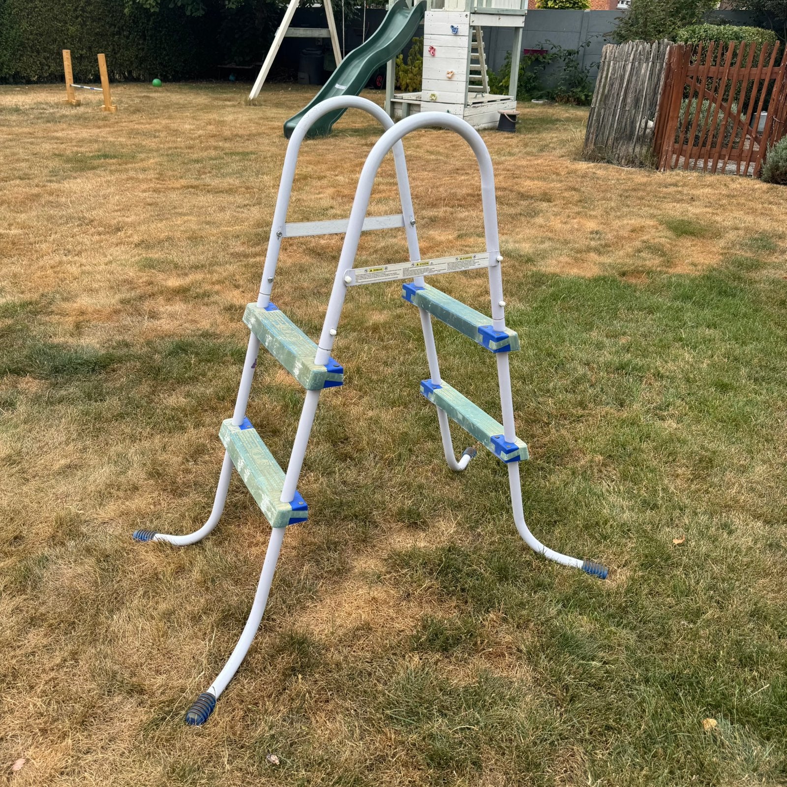 Zwembadtrap voor opzetzwembad – 2x2 treden – ca. 107 cm hoog, Tuin en Terras, Ophalen, Gebruikt, Overige typen