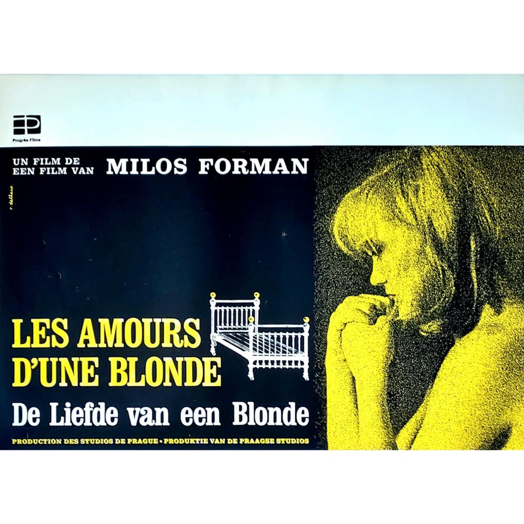 MILOS FORMAN Les amours d'une blonde 1965 affiche, Collections, Posters & Affiches, Envoi
