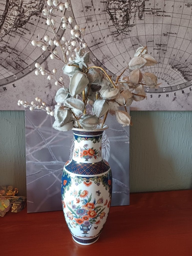 Vintage Japans Imari Vaas - Eiwa Kinsei Porselein, Antiek en Kunst, Verzenden