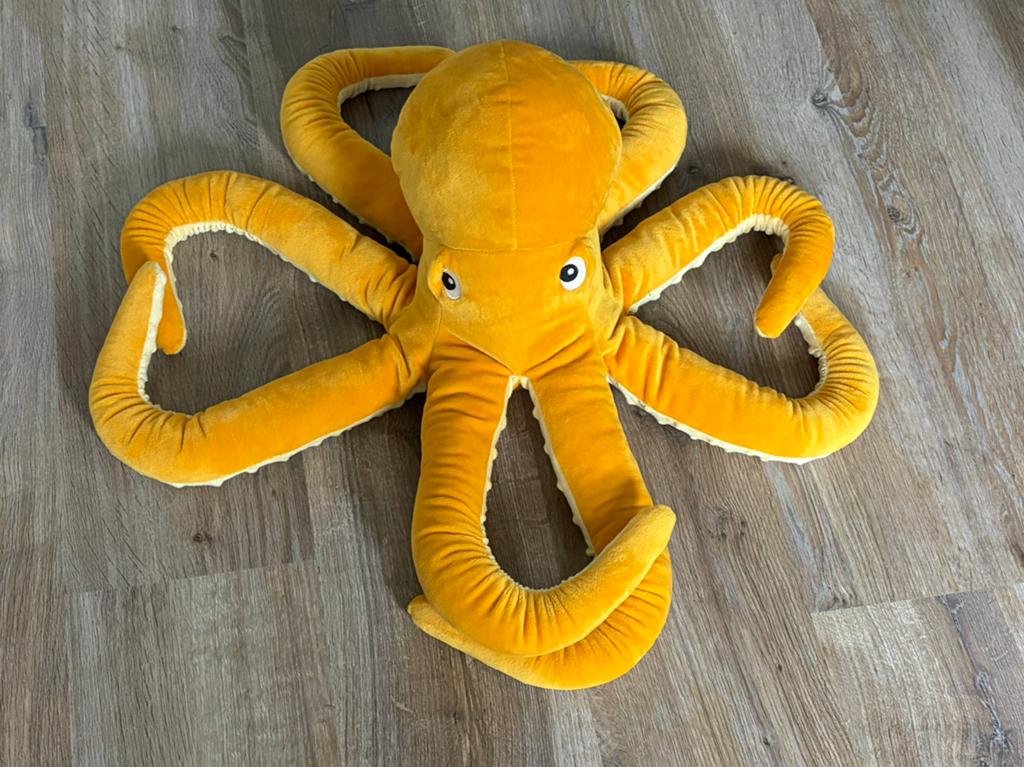 Pluche Octopus Ikea, Ophalen, Zo goed als nieuw