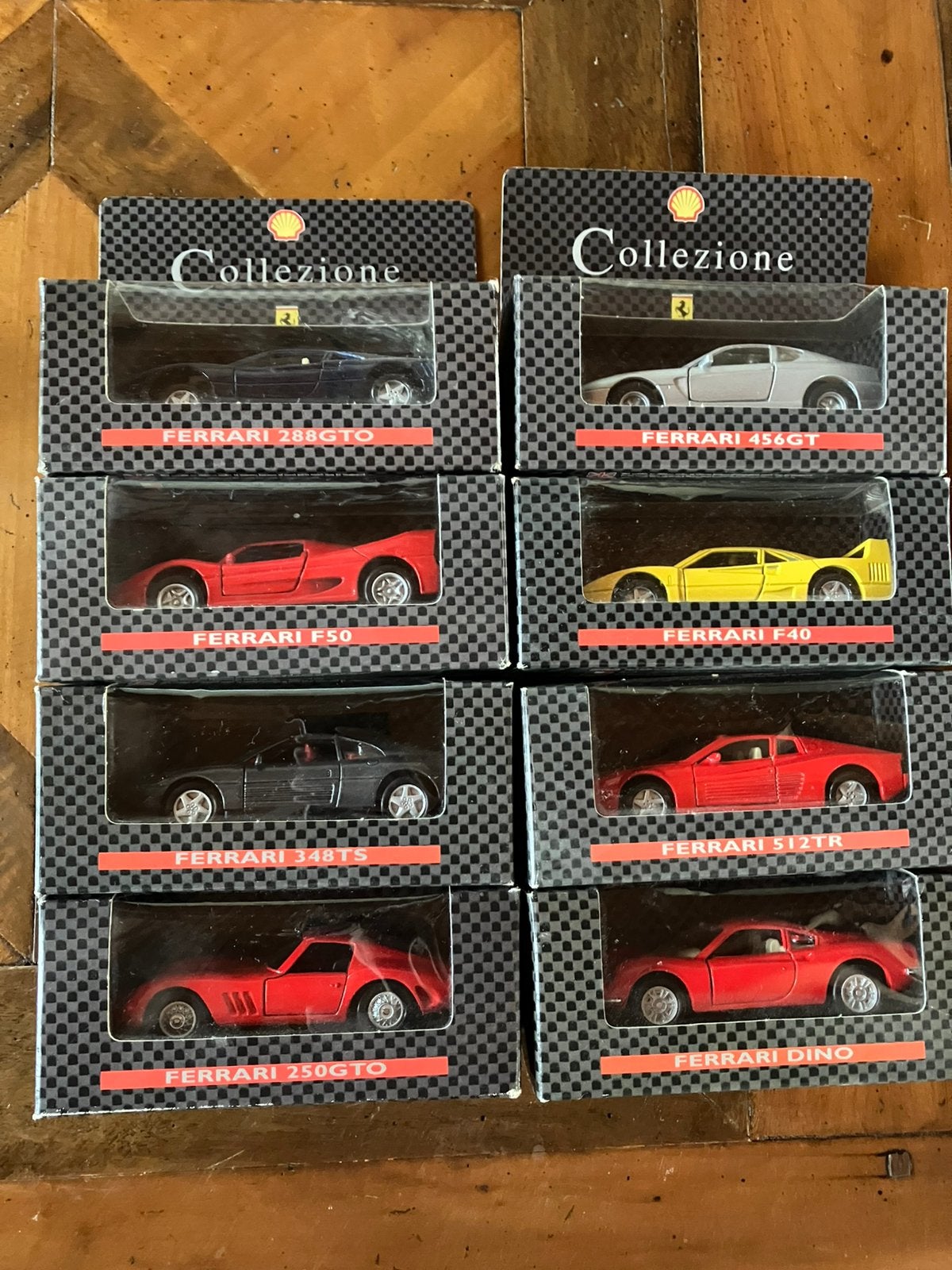 Ensemble complet de modèles Shell Collezione Ferrari, Enlèvement, Neuf, Voiture