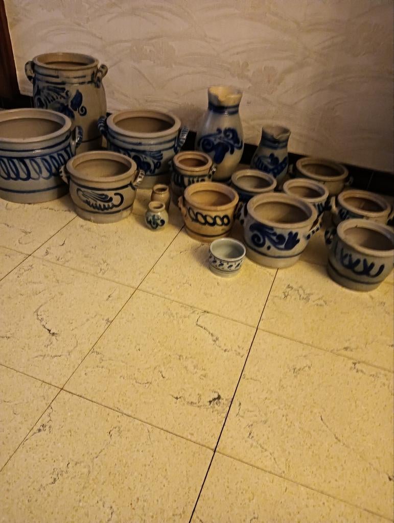 Oude potten, Antiek en Kunst, Antiek | Servies compleet, Ophalen