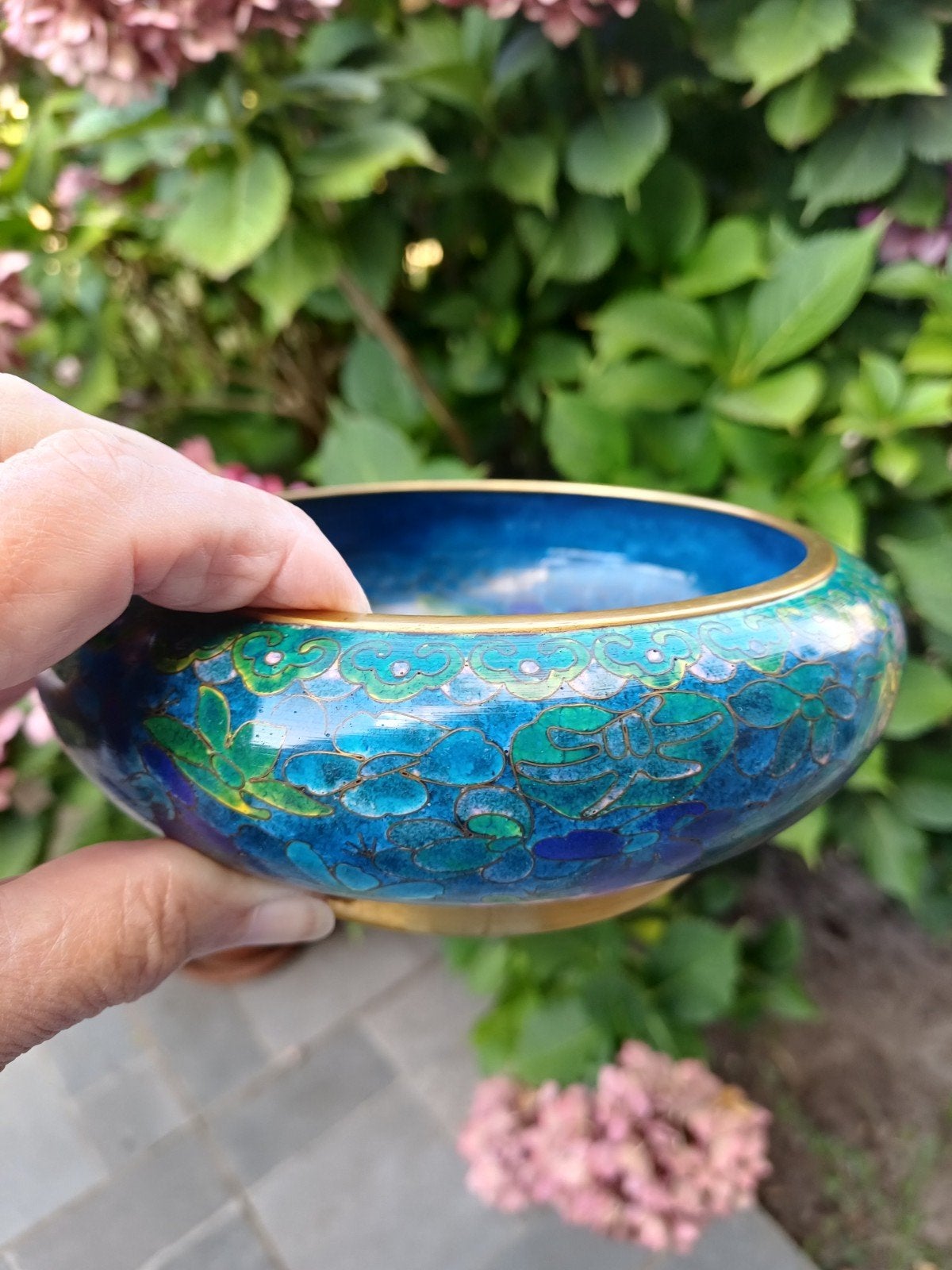 Cloisonè kom Chinees, Antiek en Kunst, Ophalen