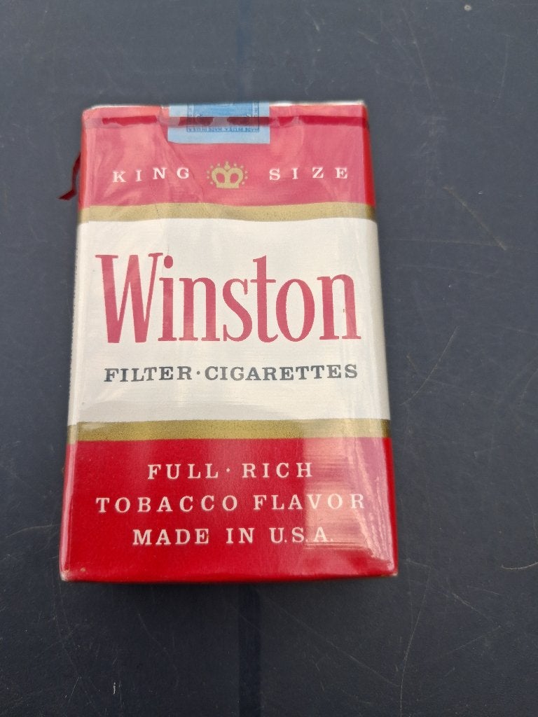 CIGARETTES WINSTON... non ouvertes, Enlèvement ou Envoi, Comme neuf, Panneau publicitaire