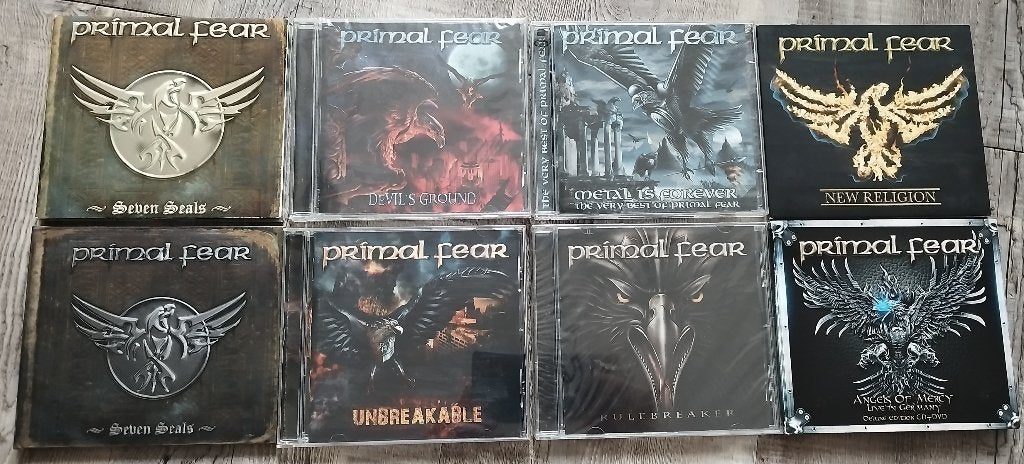 CD's Primal Fear /Therion. Nieuw en VG+., Ophalen of Verzenden, Metal, Digipak