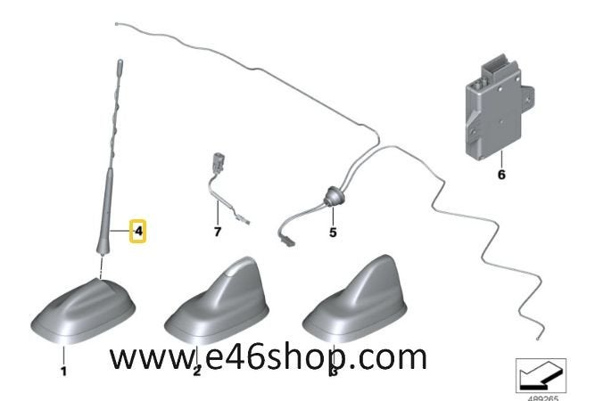 ANTENNE MINI OE 65209270026 NIEUW ORG BMW, Auto diversen, Ophalen of Verzenden, -, -, -