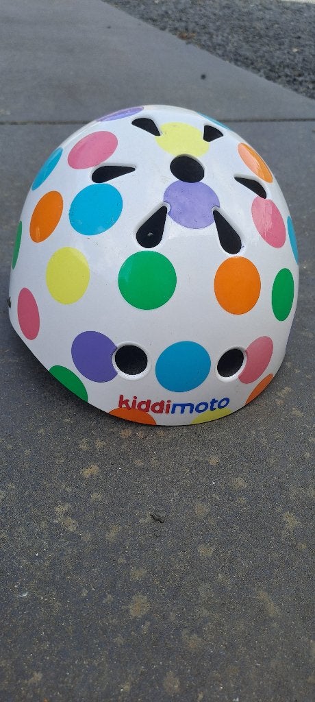 Kiddimoto fietshelm kind, Fietsen en Brommers, Ophalen, Gebruikt, Meisje, Kiddimoto