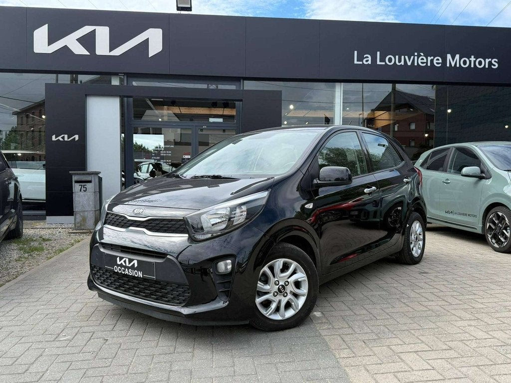 Kia Picanto Picanto 1.0i PULSE * CLIM * NAVI * CAMERA * CAR-, Auto's, Kia, Voorwielaandrijving, Stof, Gebruikt, Zwart