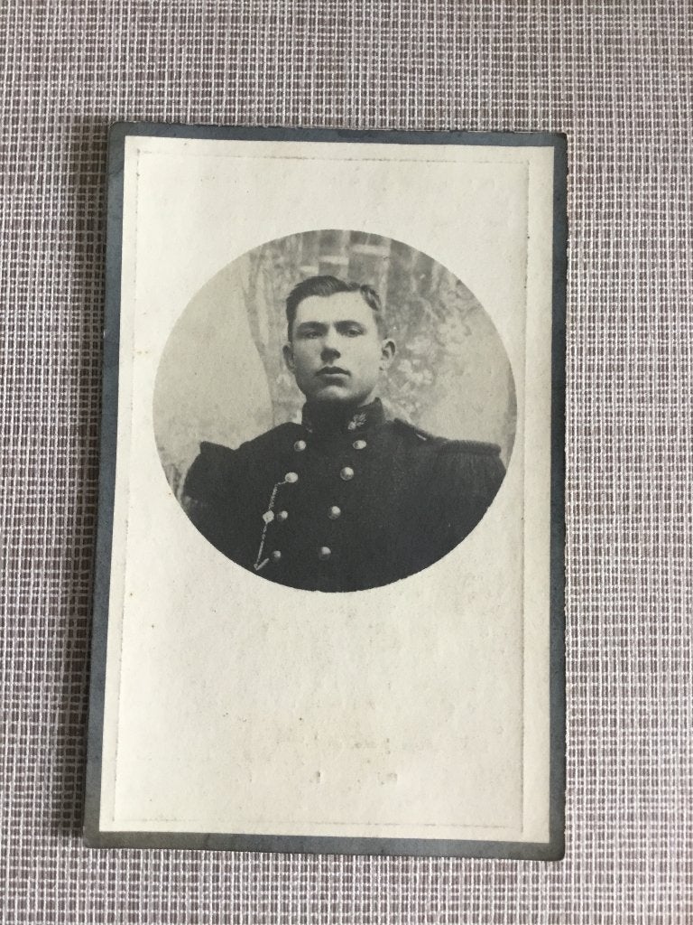 Le soldat R.Kesteleyn Schorisse a tué Werchter 1914 WOI, Collections, Enlèvement ou Envoi, Image pieuse