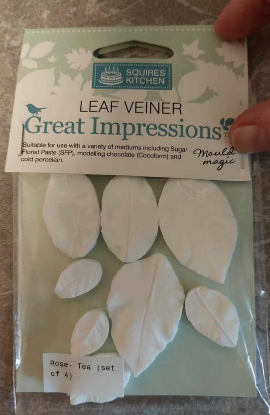 Squires Kitchen Great Impressions Leaf Veiner Rose, Hobby en Vrije tijd, Ophalen of Verzenden, Zo goed als nieuw, Taarten of Cupcakes